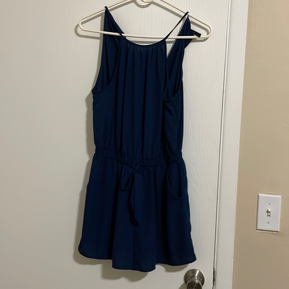 Navy blue romper
